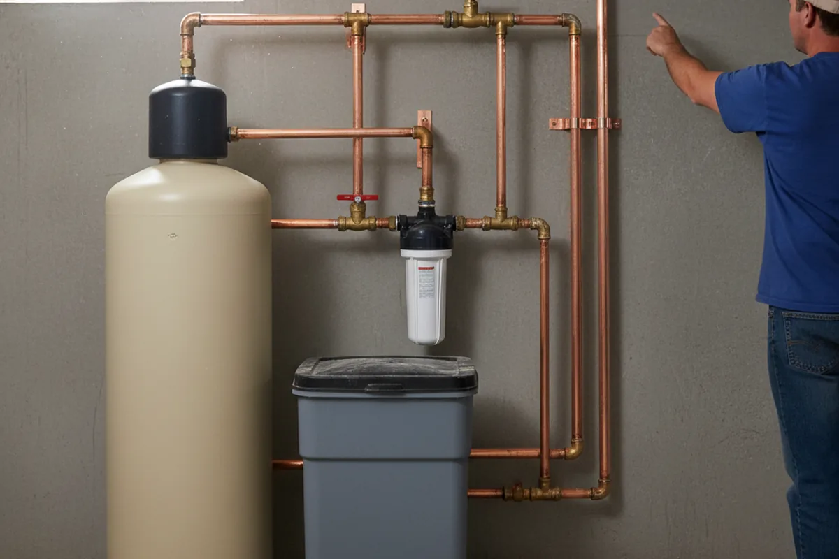 Whole-house water treatment system installed in Welch